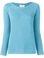 's Max Mara Long-sleeve Fitted Sweater - Blue