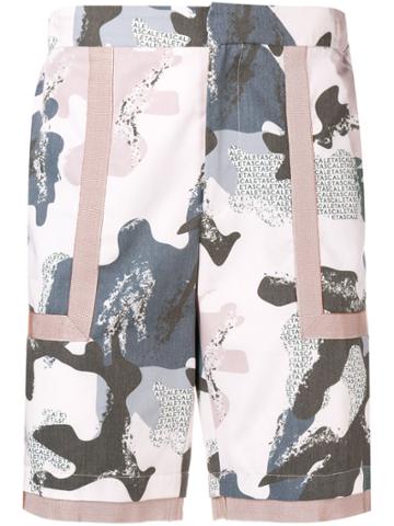 Letasca Printed Shorts - Pink & Purple