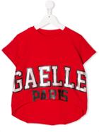 Gaelle Paris Kids Teen Logo T-shirt - Red