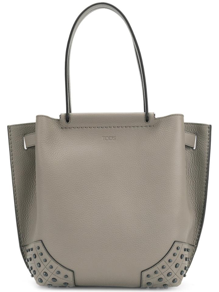 Tod's Wave Medium Tote - Grey