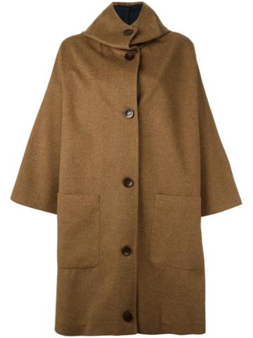 Dusan Hooded Oversized Coat, Women's, Brown, Cashmere