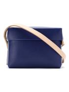 Gloria Coelho Plastic Bag With Leather Straps - Blue