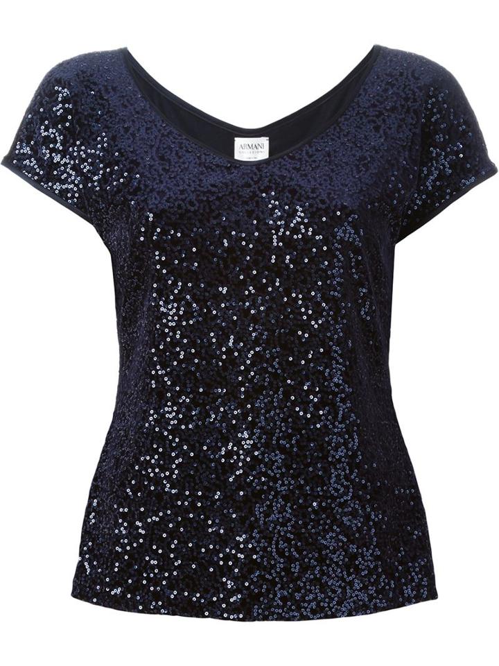 Armani Collezioni Sequined T-shirt