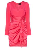 Haney Lilly Ruffled Mini-dress - Pink