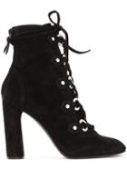 Casadei Eyelet Lace Up Boots