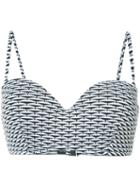 Onia - Maya Bikini Top - Women - Nylon/spandex/elastane - S, Blue, Nylon/spandex/elastane