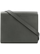 Valextra Flap Satchel - Grey