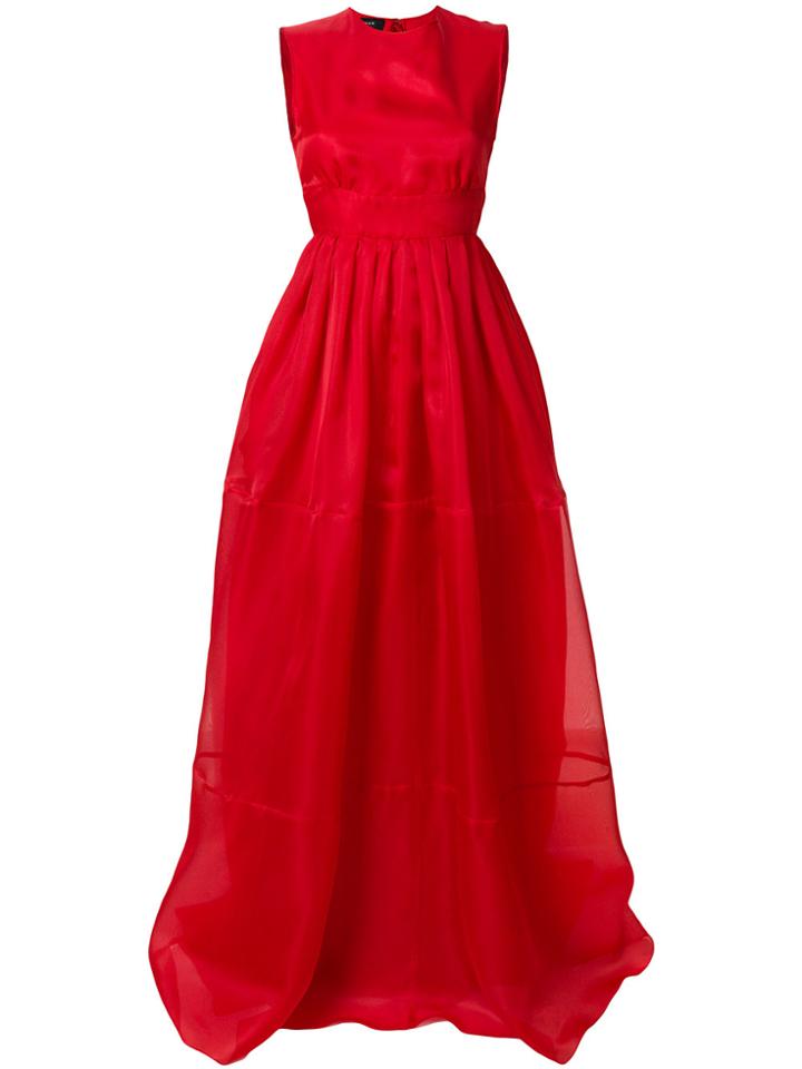 Rochas Flared Floor Length Gown