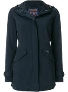 Woolrich Slim-fit Hooded Raincoat - Blue
