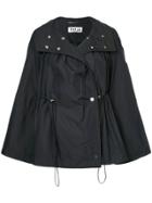 Teija A-line Oversized Jacket - Blue