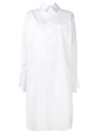Comme Des Garçons Longline Shirt - White