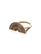 Rosa De La Cruz Rainbow Ring - Gold/multicolor
