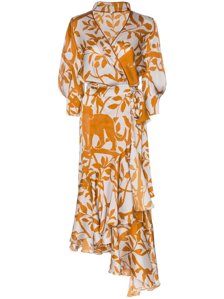 Johanna Ortiz Journal Of A Traveller Printed Wrap Dress - Multicolour