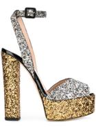 Giuseppe Zanotti Design Lavinia Glitter Sandals - Metallic