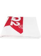 Dsquared2 Logo Beach Towel - White