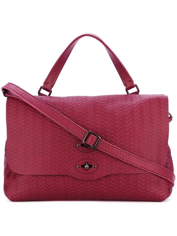 Zanellato 'postina' Tote, Women's, Red, Leather