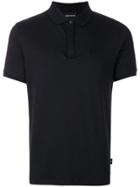 Emporio Armani Short Sleeved Polo Shirt - Black