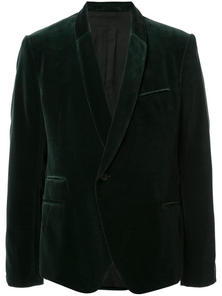 Haider Ackermann Classic Fitted Blazer - Green