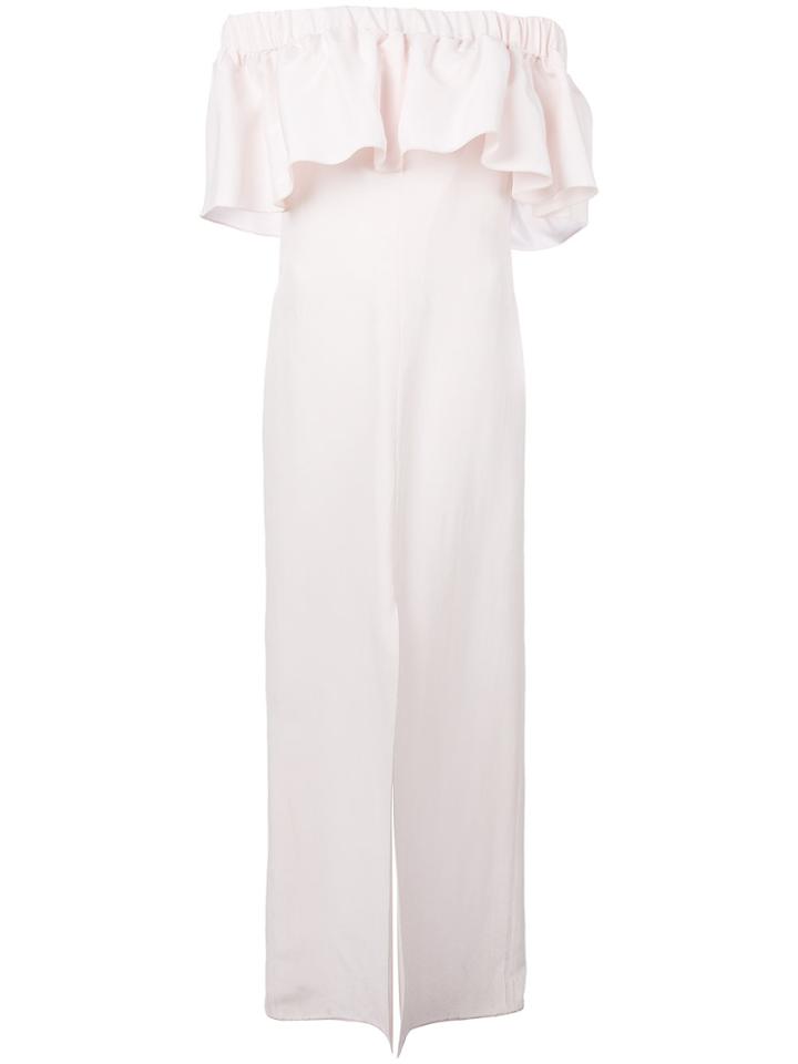 Maison Rabih Kayrouz Off-shoulder Long Dress - Pink & Purple