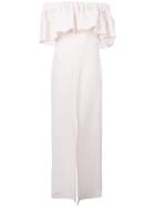 Maison Rabih Kayrouz Off-shoulder Long Dress - Pink & Purple
