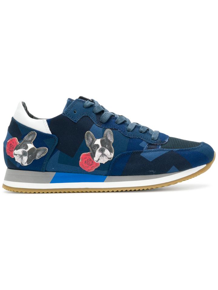 Philippe Model Etoile Bulldog Sneakers - Blue