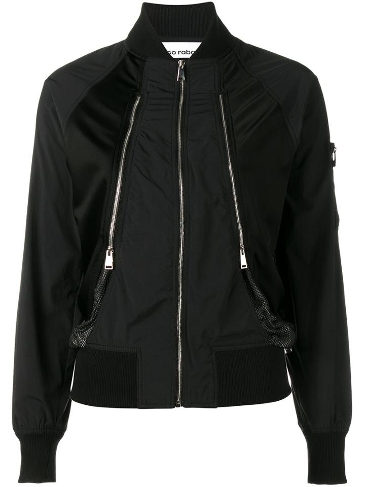 Paco Rabanne Zip Detailed Bomber Jacket