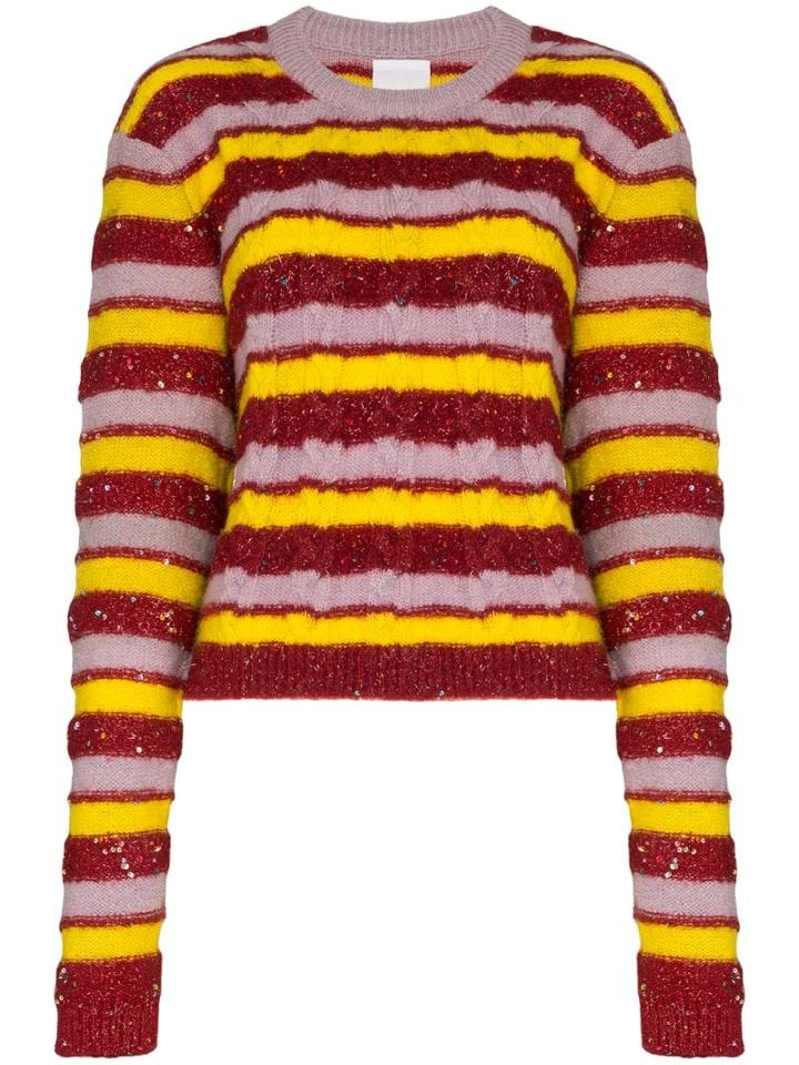 Ashish Stripe Knit Jumper - Multicolour