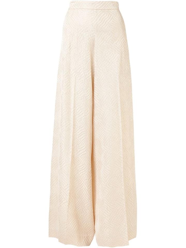 Christian Siriano Jacquard Palazzo Pants