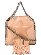 Stella Mccartney Small 'falabella Fringed Star' Tote
