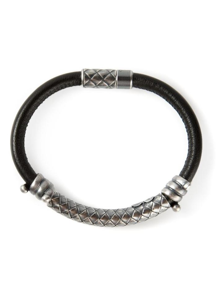 Bottega Veneta Intrecciato Detail Bracelet