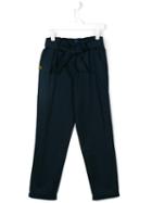 Ralph Lauren Kids Belted Lightweight Chinos, Girl's, Size: 14 Yrs, Blue