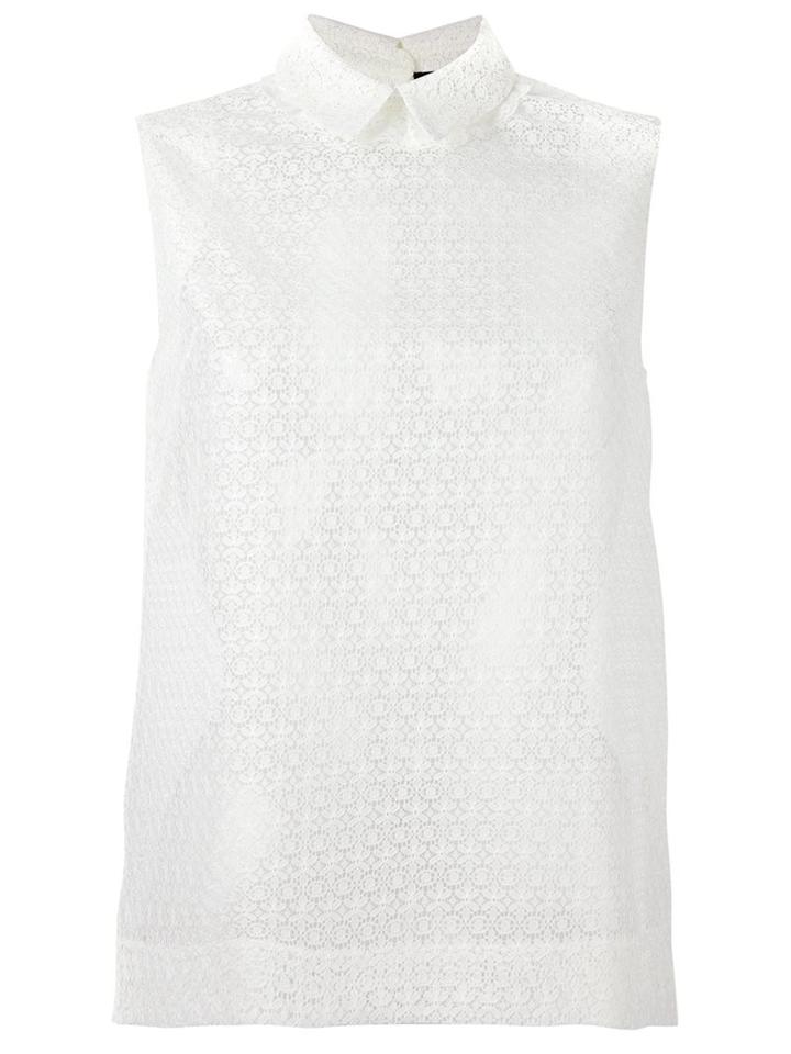 Simone Rocha Macramé Collared Top
