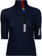 Issey Miyake Cauliflower - Session Top - Women - Polyester - One Size, Blue, Polyester