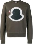 Moncler Front Patch Sweatshirt - Green