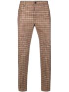 Department 5 Checked Slim-fit Trousers - Nude & Neutrals