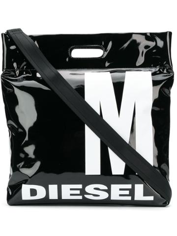 Diesel X Glenn Martens F-litt-her M Printed Tote Bag - Black