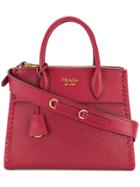 Prada Paradigme Small Tote Bag - Red