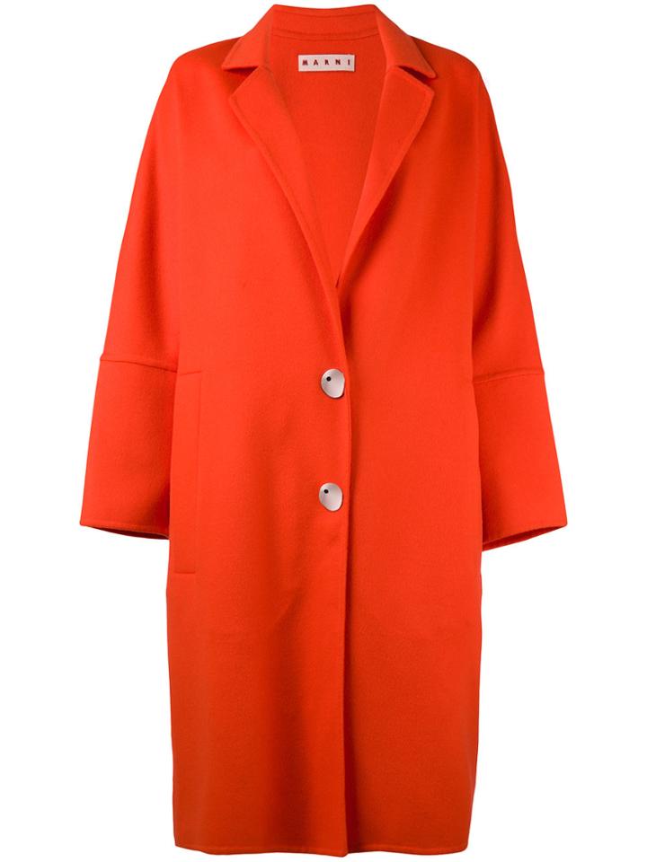 Marni Classic Coat - Red