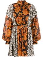 Dodo Bar Or Erin Floral-print Dress - Black