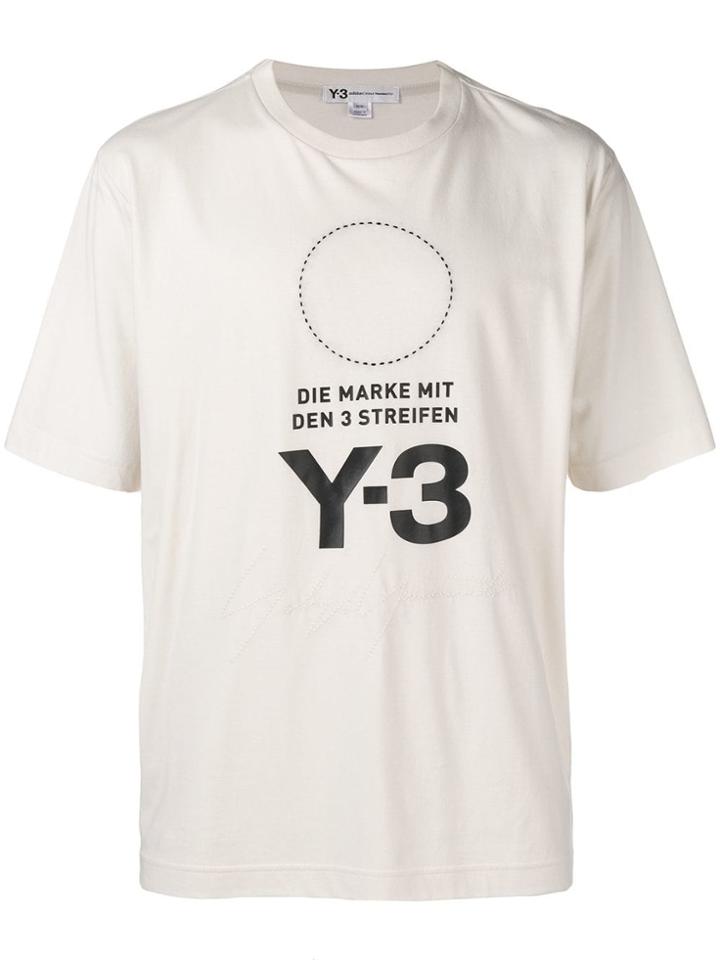 Y-3 Logo T-shirt - Neutrals