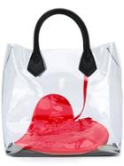 Vivienne Westwood Heart Tote Bag, Women's, Red, Leather/pvc