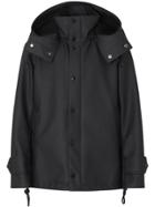 Burberry Detachable Hood Showerproof Jacket - Black