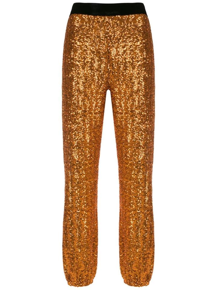 Nk Sequinned Joggers - Gold