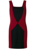 Versace Vintage Colour-block Dress - Red