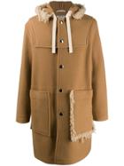 Acne Studios Single Breasted Duffel Coat - Neutrals