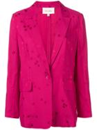 Equipment Star Pattern Blazer Jacket - Pink