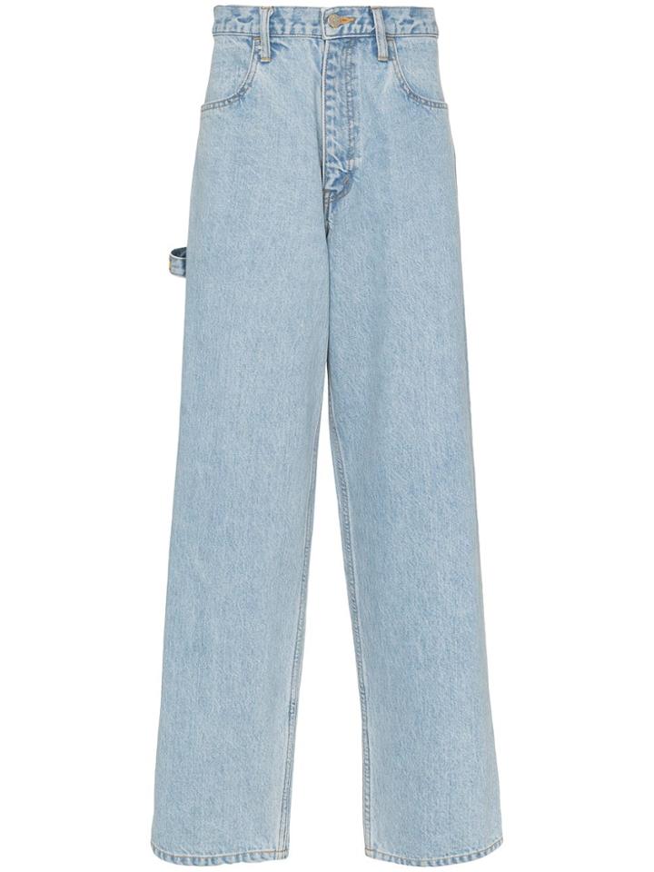 Futur Carpenter Baggy Denim Jeans - Blue