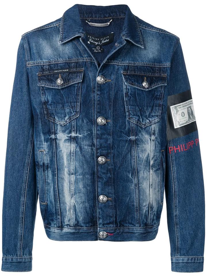 Philipp Plein Jungle Vibe Denim Jacket - Blue