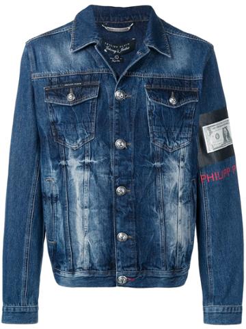 Philipp Plein Jungle Vibe Denim Jacket - Blue
