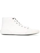 Lanvin Mid Top Sneakers - White
